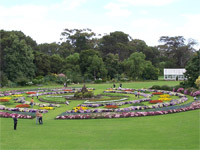 Gardens near the Werribee Park mansion