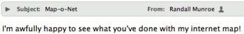 E-mail: I'm awfully happy to see what you've done to see what you've done with my internet map!